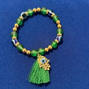 Green Eye Bracelet